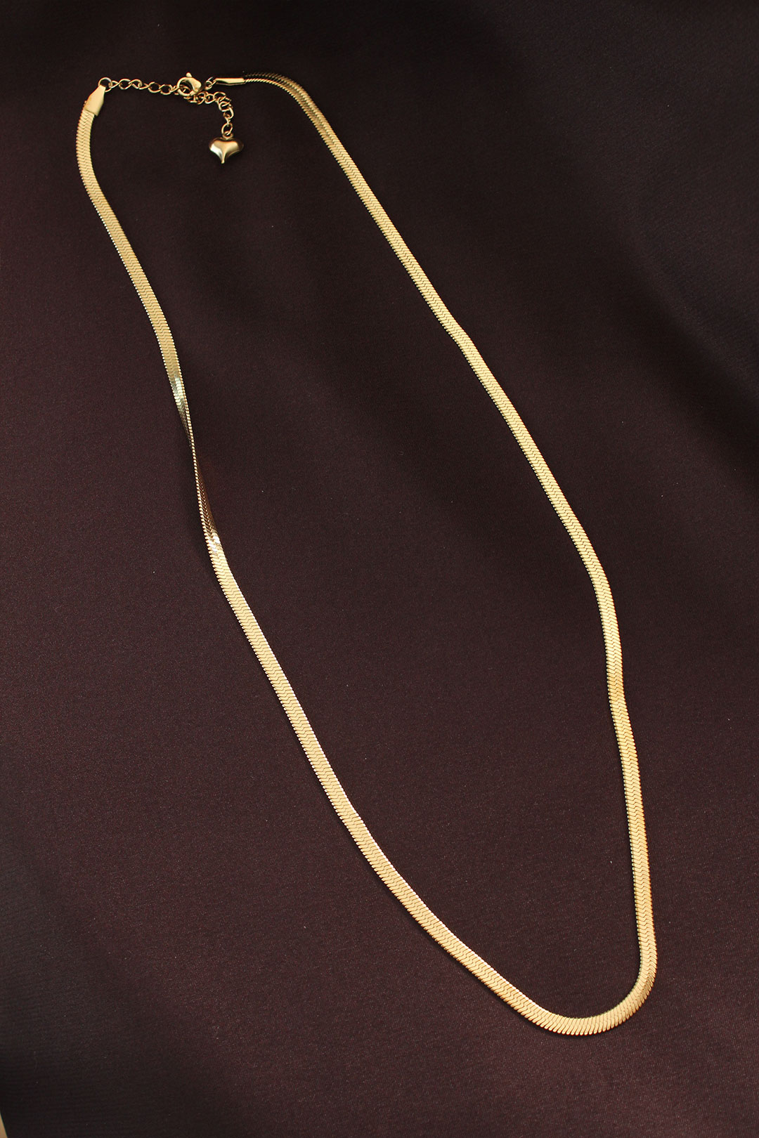 316L Çelik Gold Renk 60 cm İtalyan Zincir Kolye